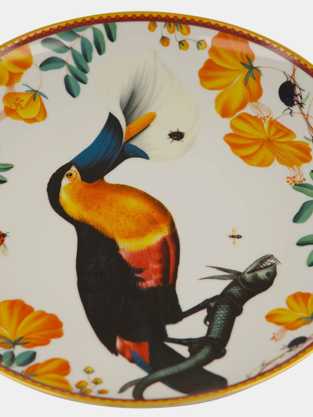 Floroucan Decorative Porcelain Plate - Image 4