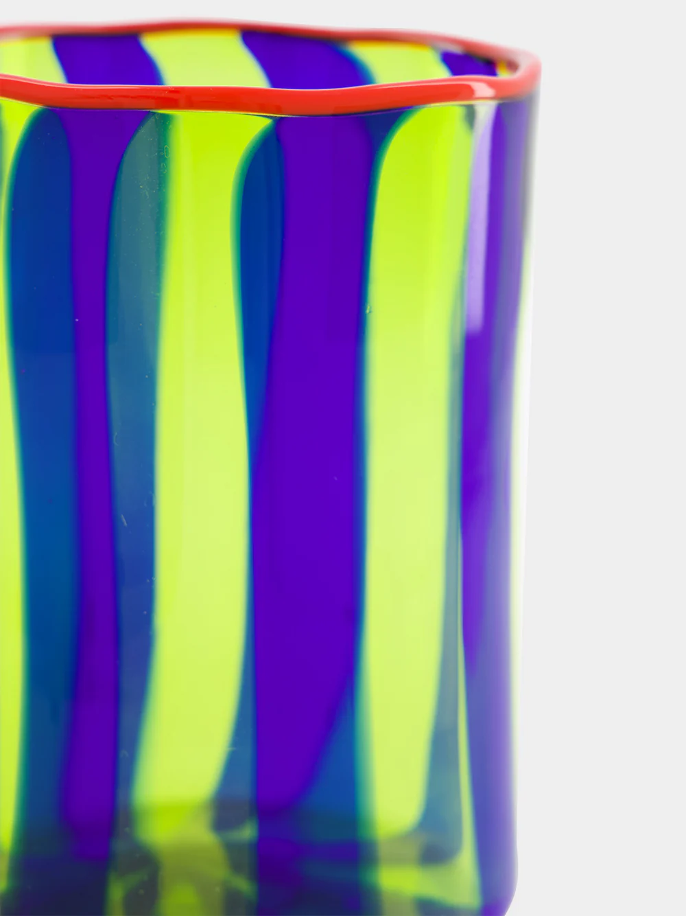Murano Glass Blue Torretta Vase - Image 3