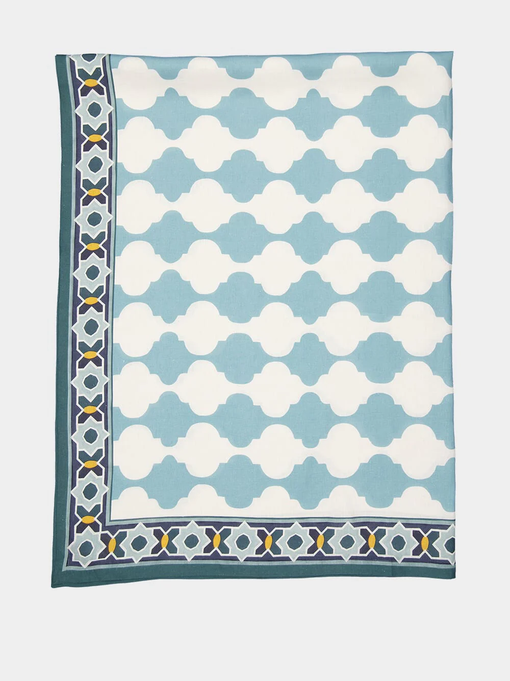 Plaza Sky Blue Medium Tablecloth