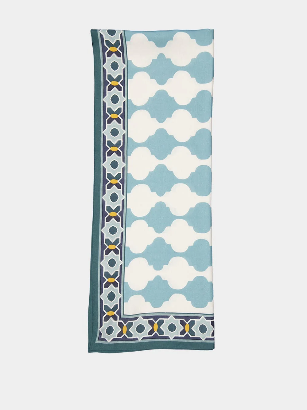 Plaza Sky Blue Medium Tablecloth - Image 2