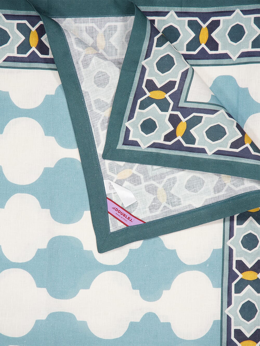Plaza Sky Blue Medium Tablecloth - Image 3