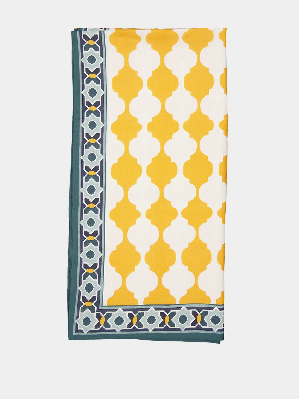 Plaza Yellow Large Tablecloth - Image 2