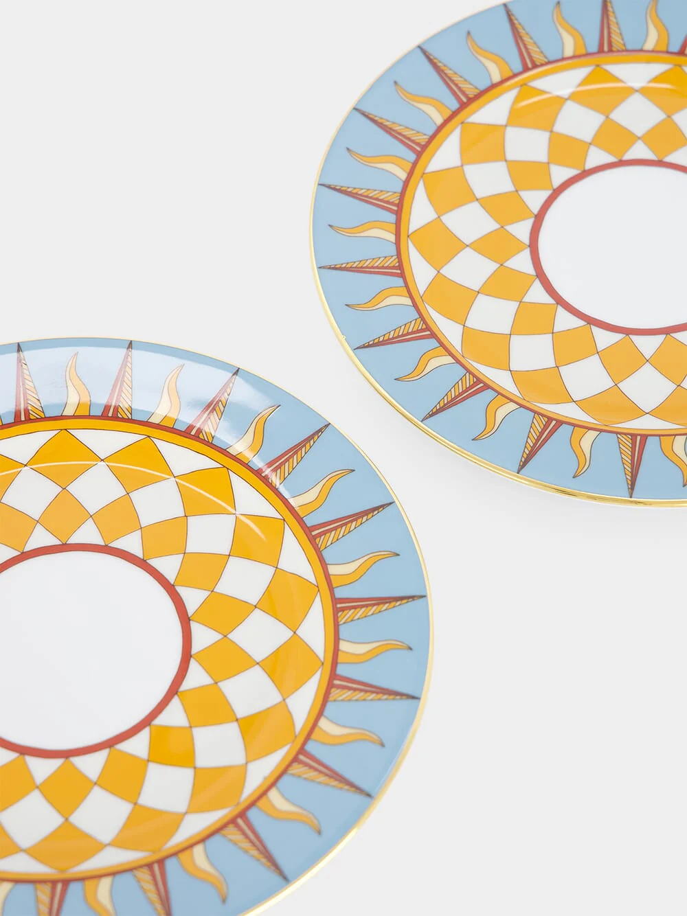 Set of 2 Ra Sky Blue Dessert Plates - Image 4