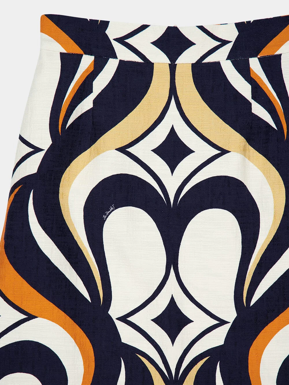 Jive Macro Print Cotton Midi Skirt - Image 3
