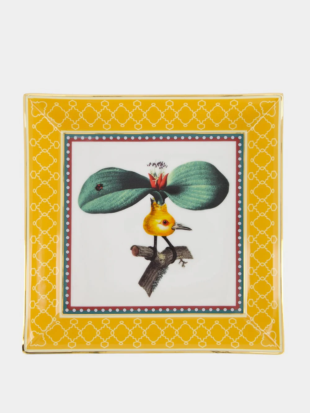 Leafflyer Saffron Porcelain Tray
