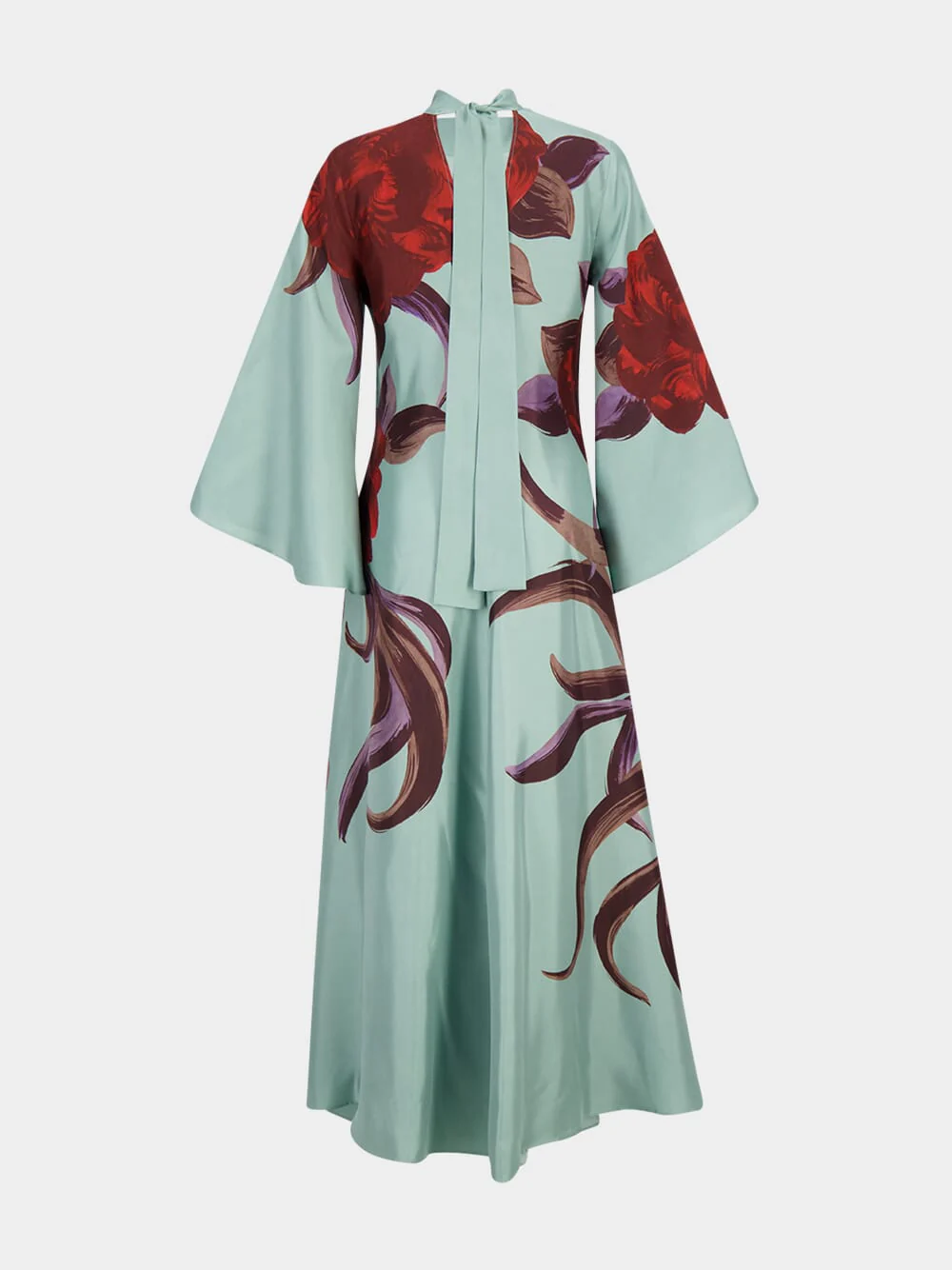Light Blue Peony Magnifico Dress - Image 4