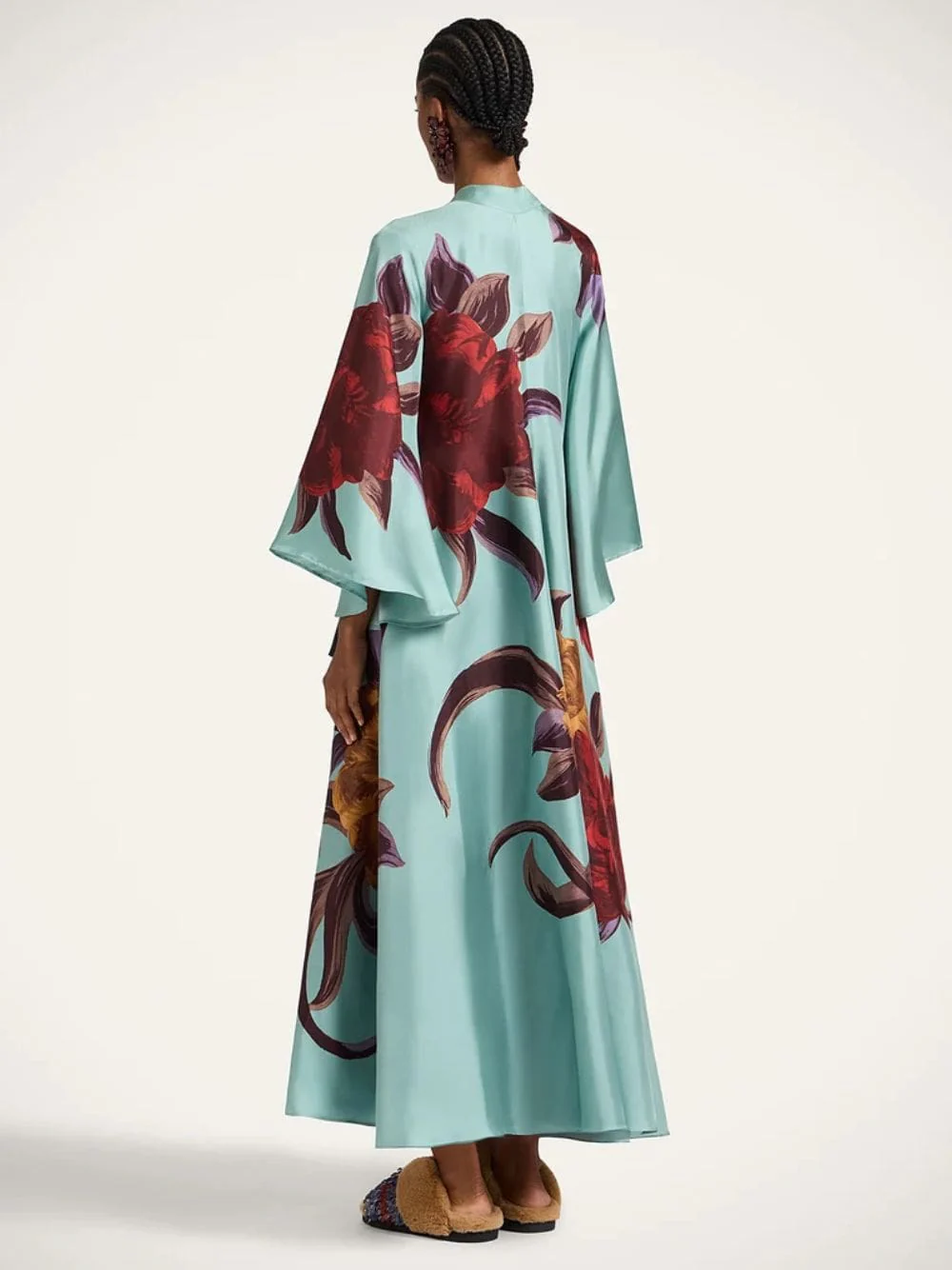 Light Blue Peony Magnifico Dress - Image 7