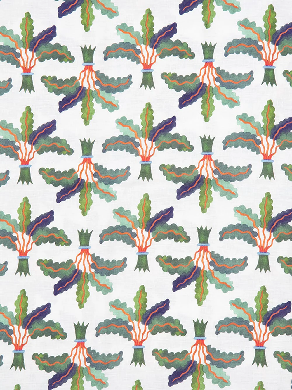 Palms Medium Linen Tablecloth - Image 2