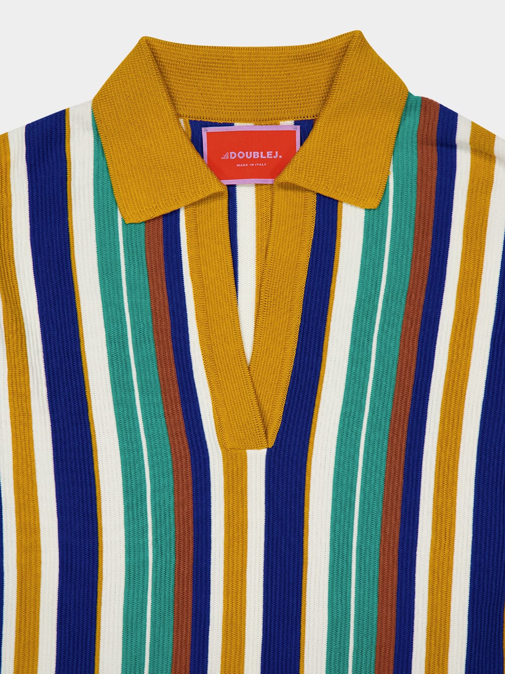 Multicolour Cotton Bay Polo Mini Dress - Image 3
