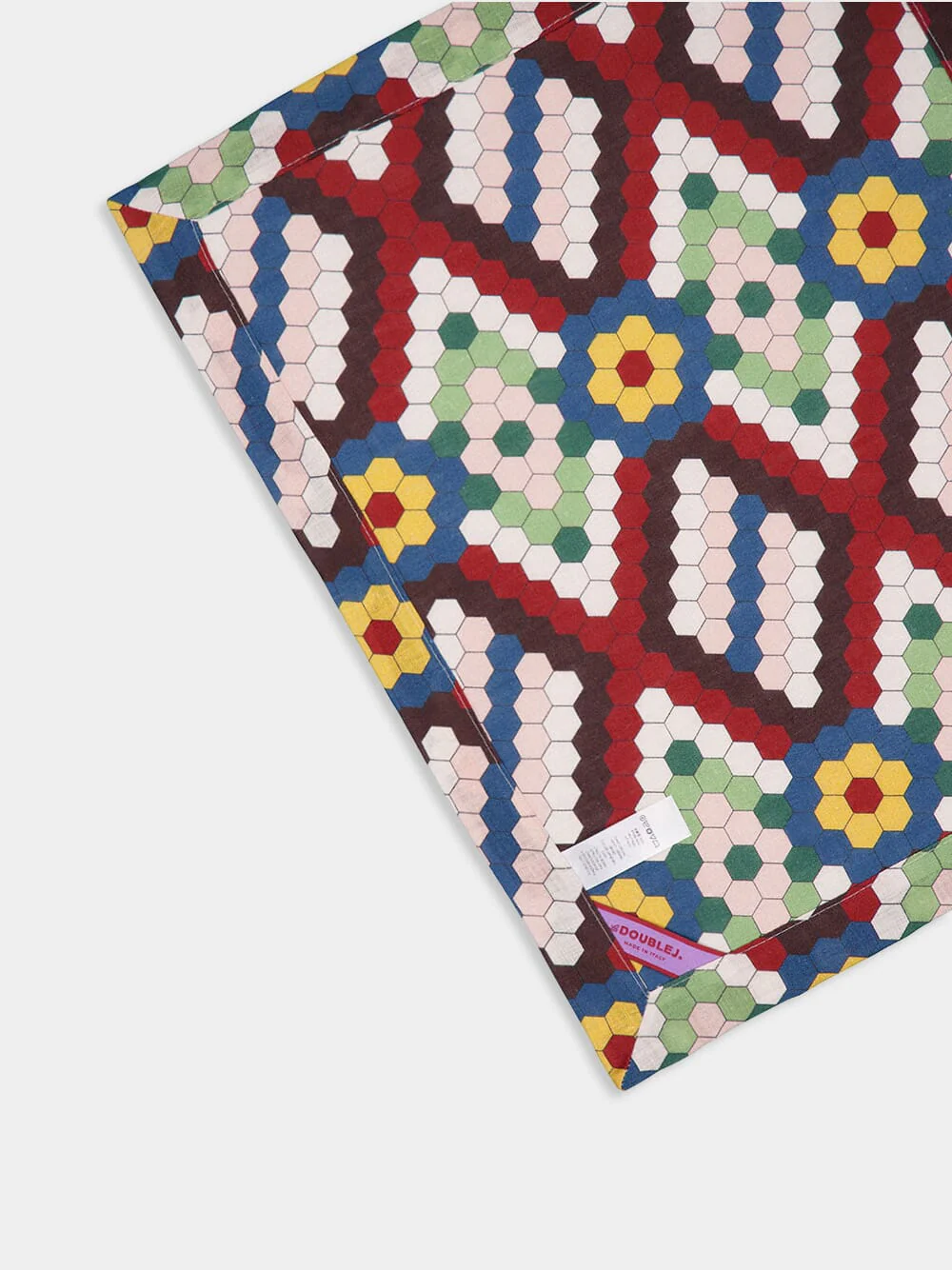 Set Of 2 Honeycomb Tiles Linen Placemats - Image 3
