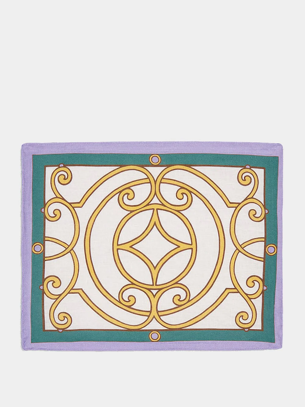 Set of 2 Cortile Ivory Linen Placemats - Image 2
