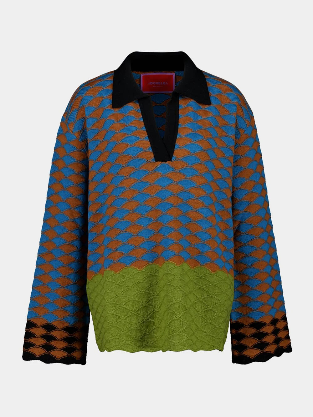 Multicolour Lounge Print Wool Jumper