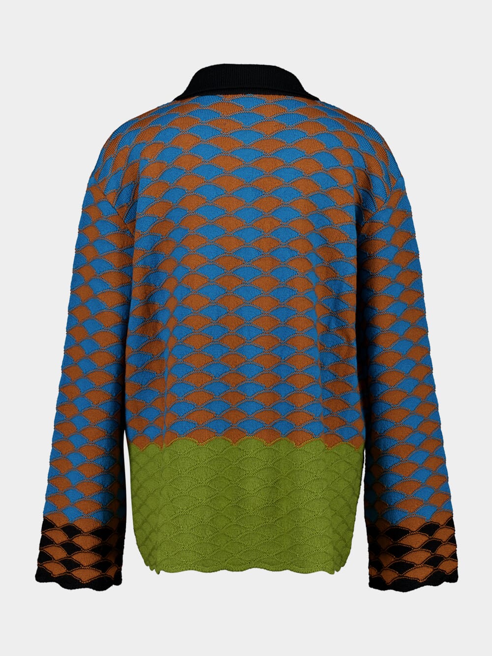 Multicolour Lounge Print Wool Jumper - Image 2