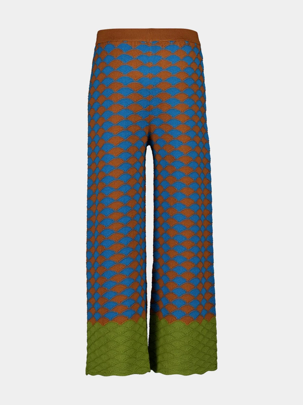 Multicolour Lounge Print Wool Trousers - Image 2