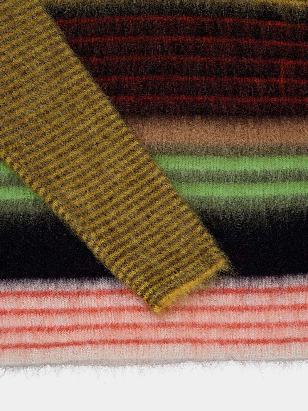 Multicolour Yellow Brushed Wool Brera Sweater - Image 6
