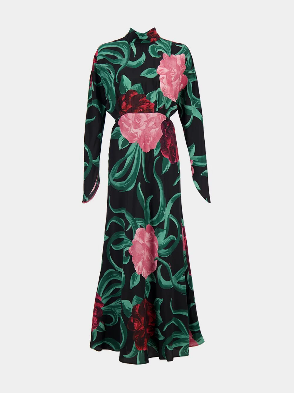 Peony Gilda Maxi Silk Dress