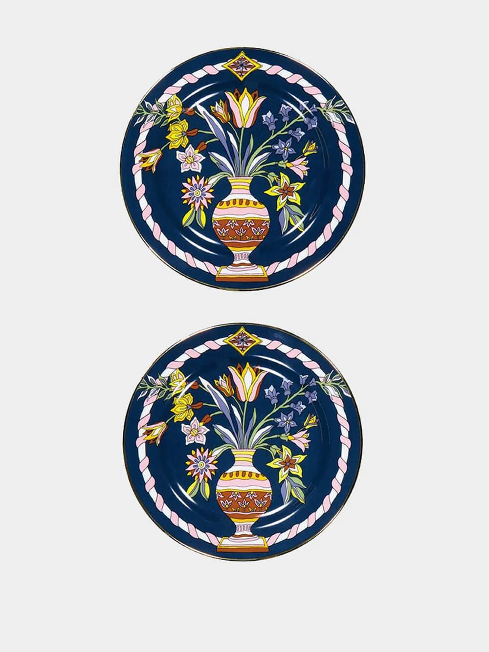 Pietre Dure Dessert Plates Set of 2