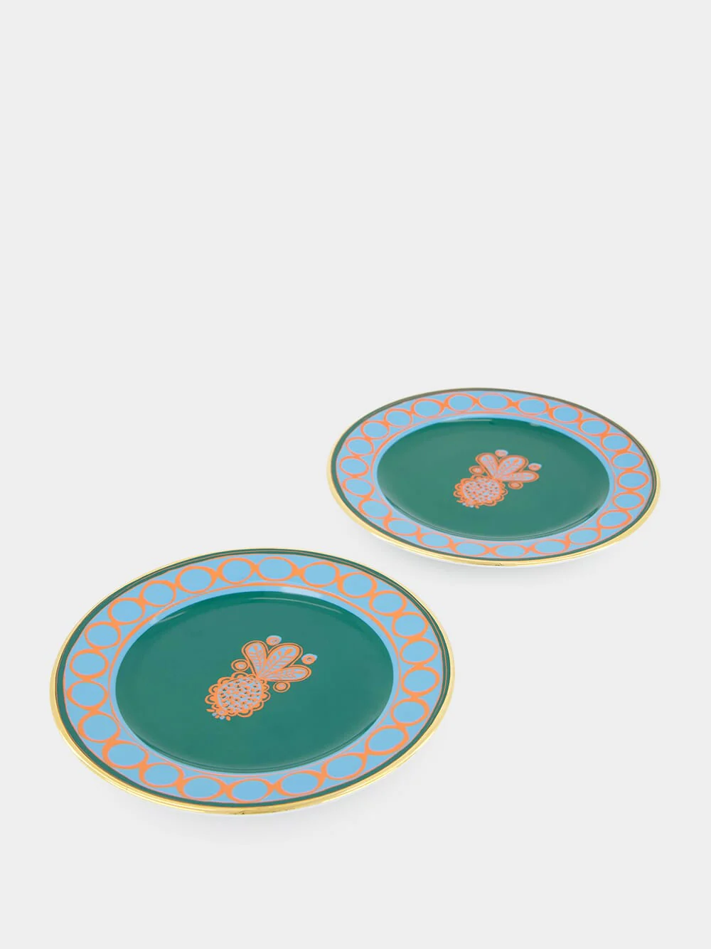 Pineapple dessert plates set of 2 - Image 2