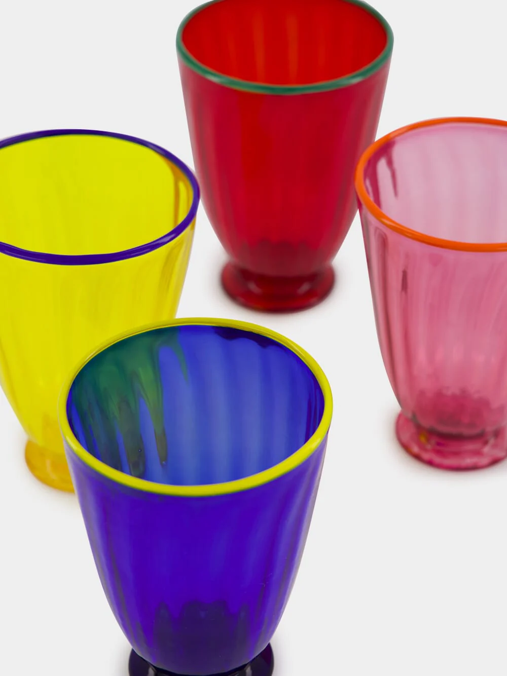 Rainbow glasses set of 4 - Image 2
