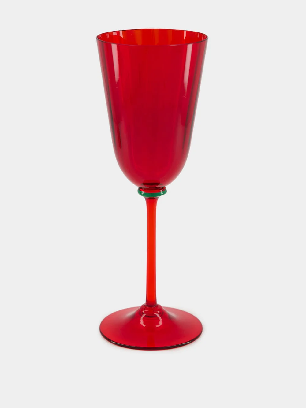 Red Murano Wine Glasses - Image 3