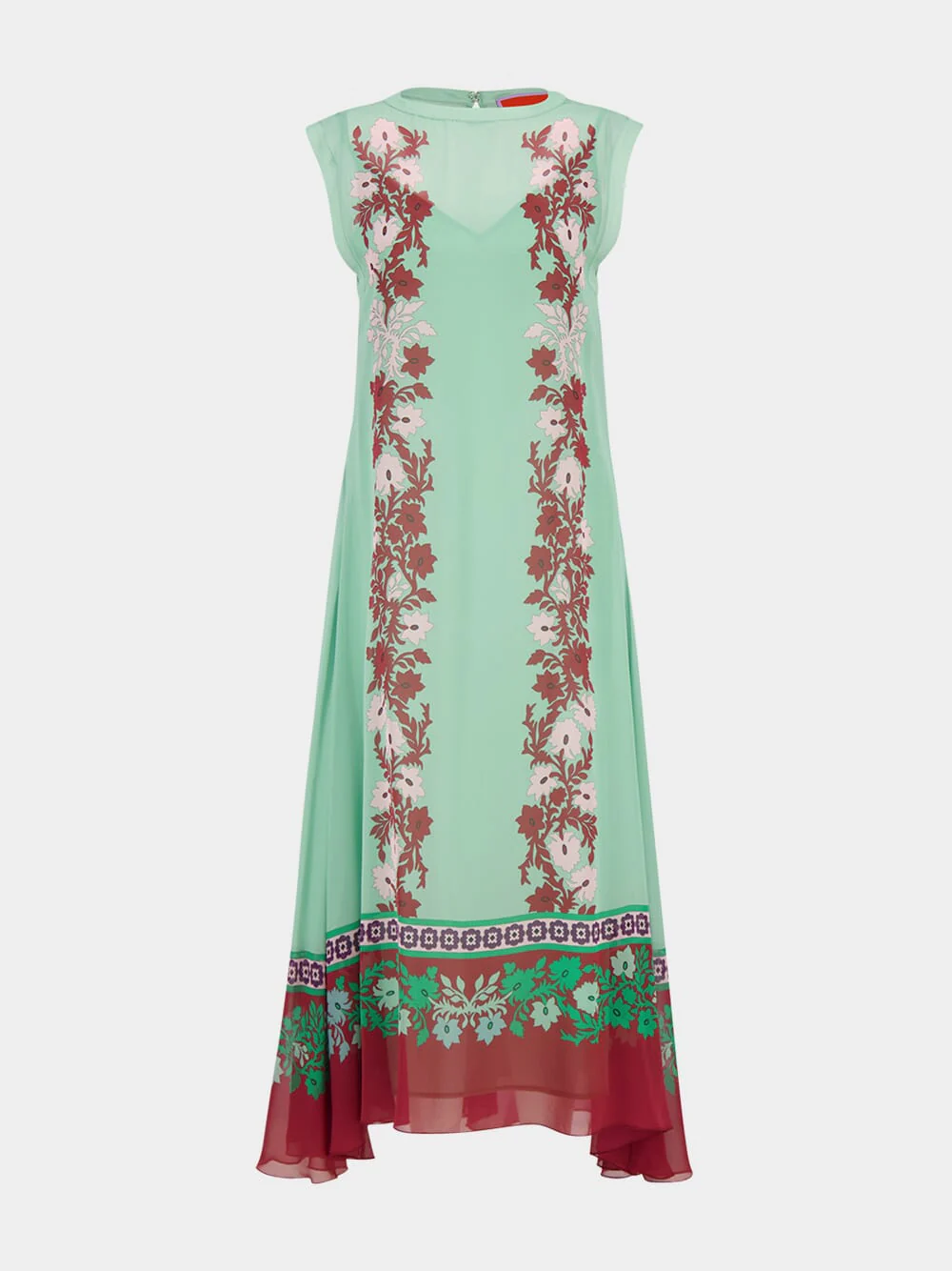 Regalia Maria Placée Silk Maxi Dress