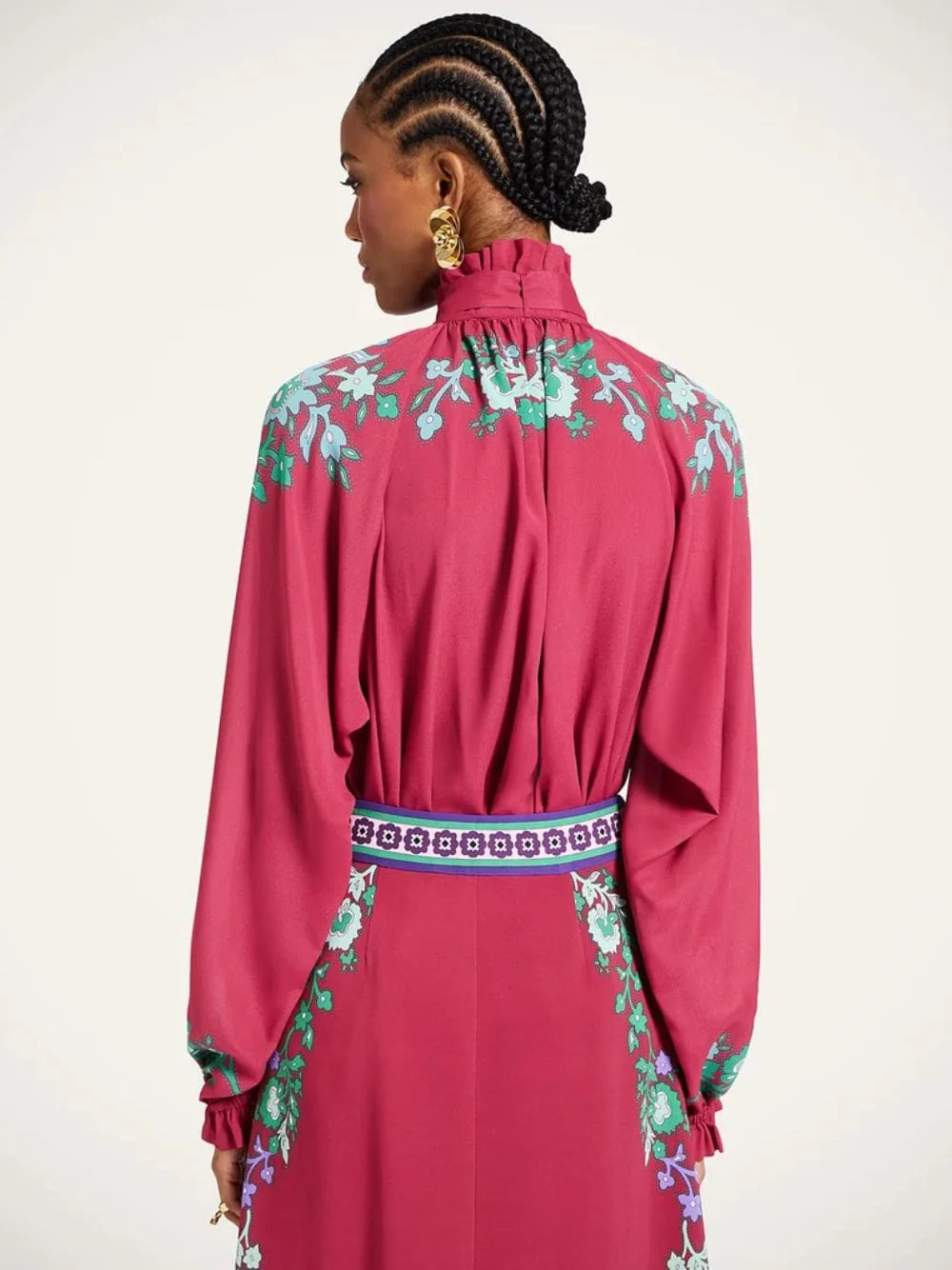 Regalia Placée Red Cerere Blouse - Image 4