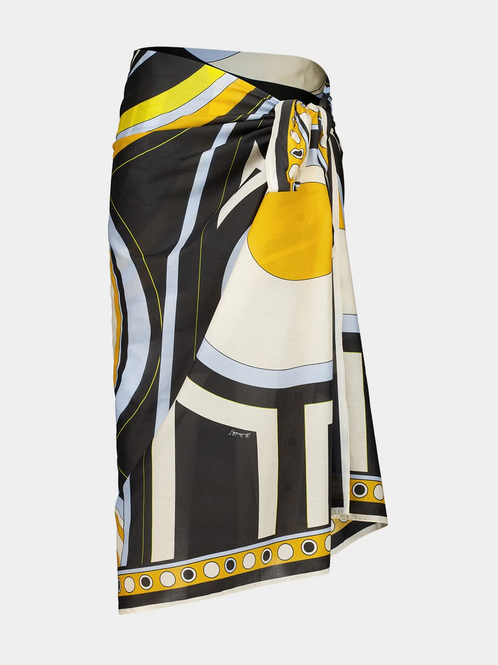 Sanctuary Placée Black Cotton Pareo