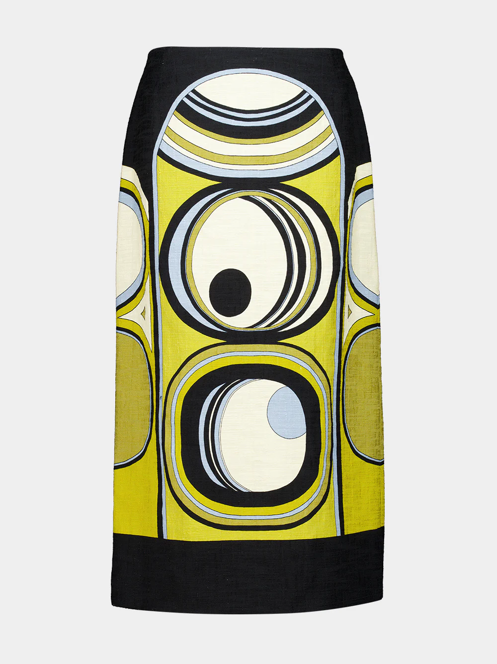 Sanctuary Placée Gold Rustic Cotton Pencil Skirt
