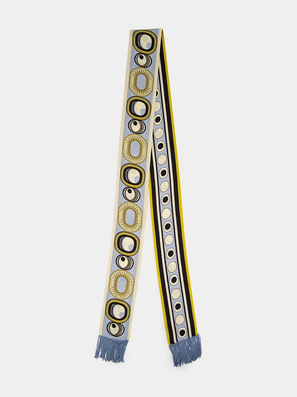 Sanctuary Placée Light Blue Silk Skinny Scarf - Image 2
