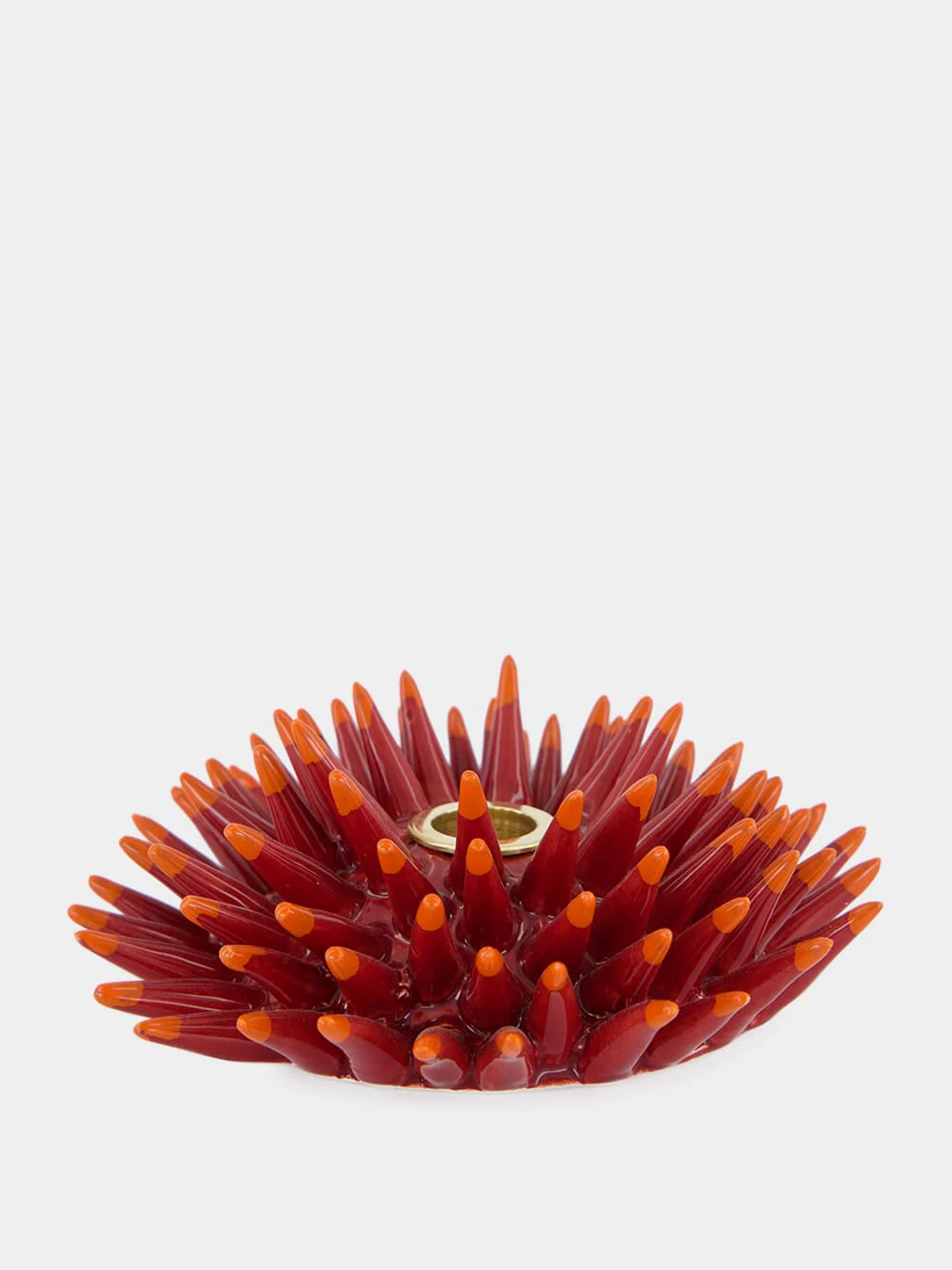 Solid Bordeaux Spine Candle Holder