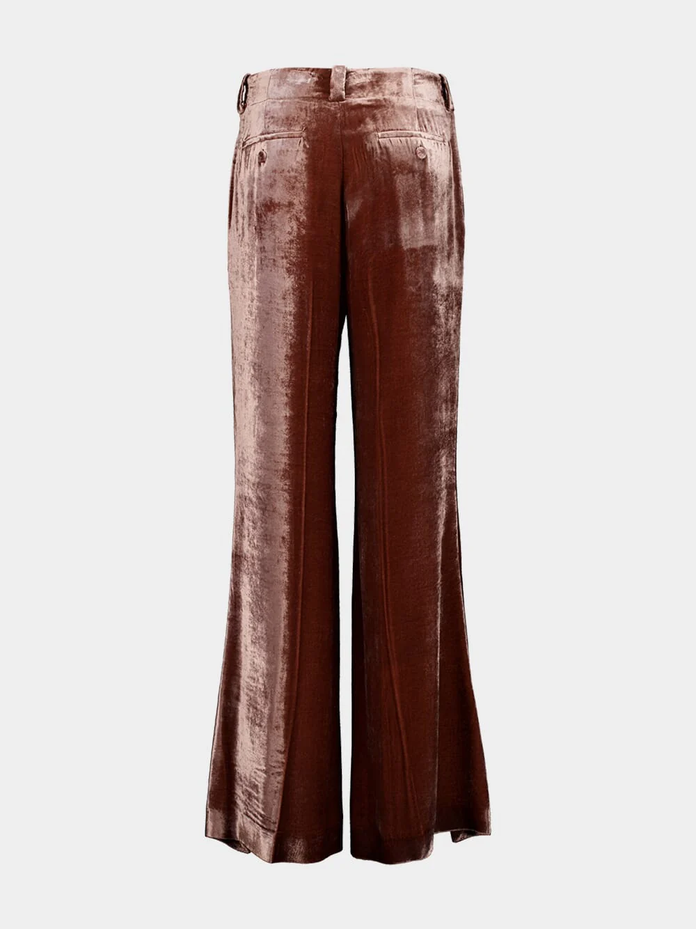 Solid Pink Good Butt Velvet Pants - Image 2