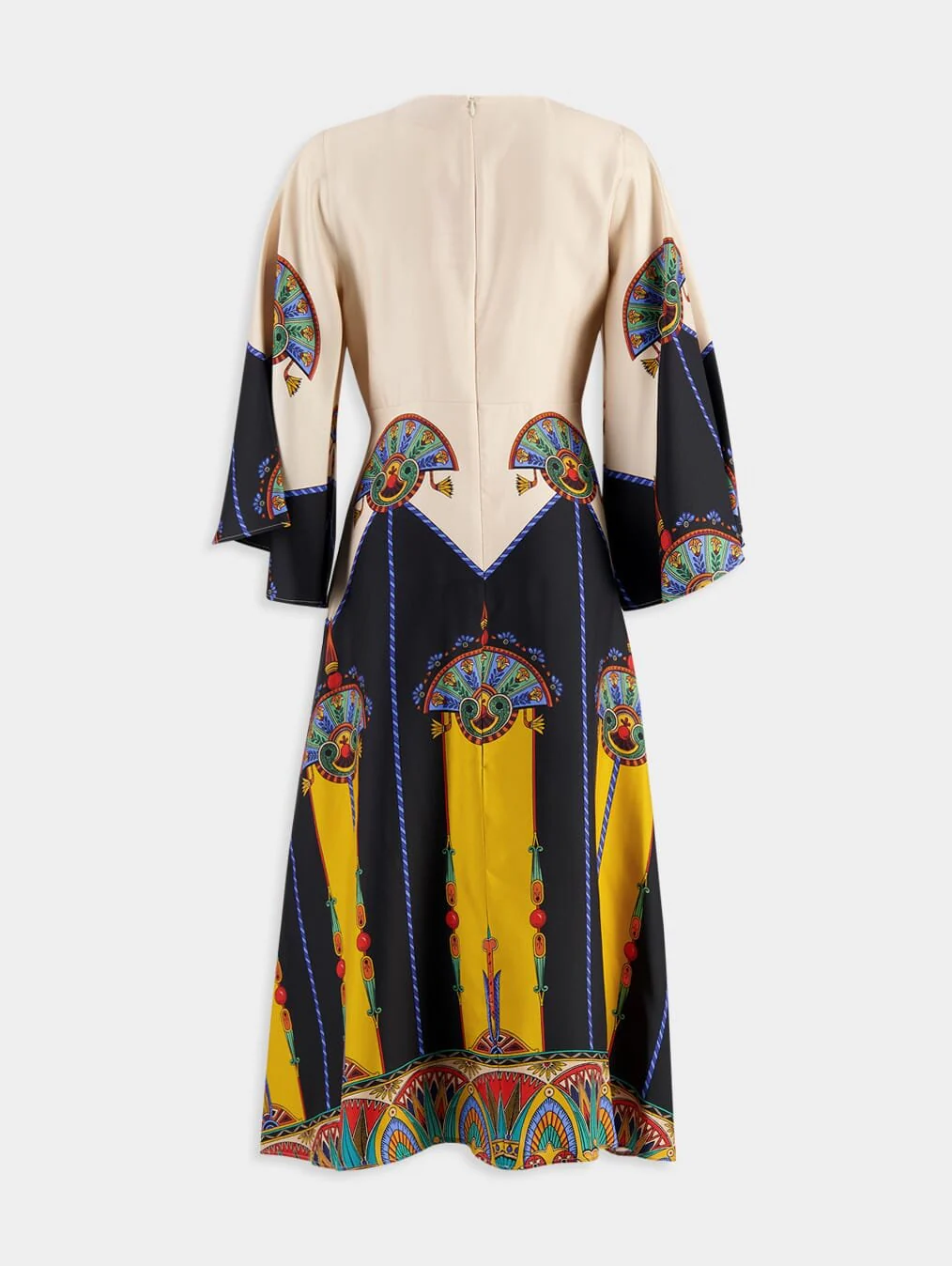 Sorella Twill Silk Midi Dress - Image 3