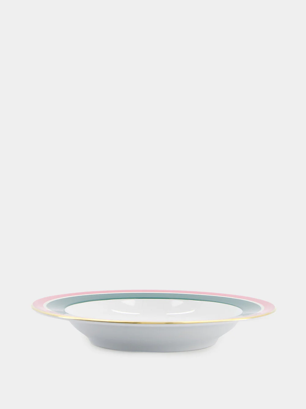 Green Rainbow Set of Soup and Dinner Plates - Image 4
