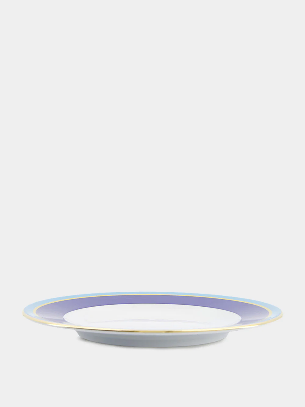Blue Rainbow Set of Soup and Dinner Plates - Image 3