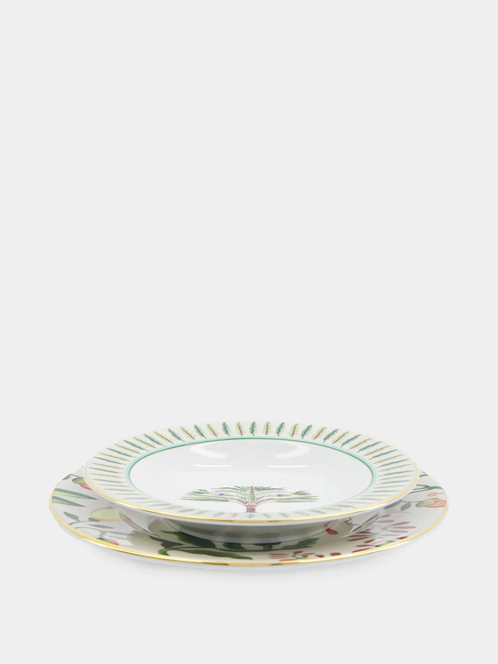 Set of Soup and Dinner Plates - Image 2
