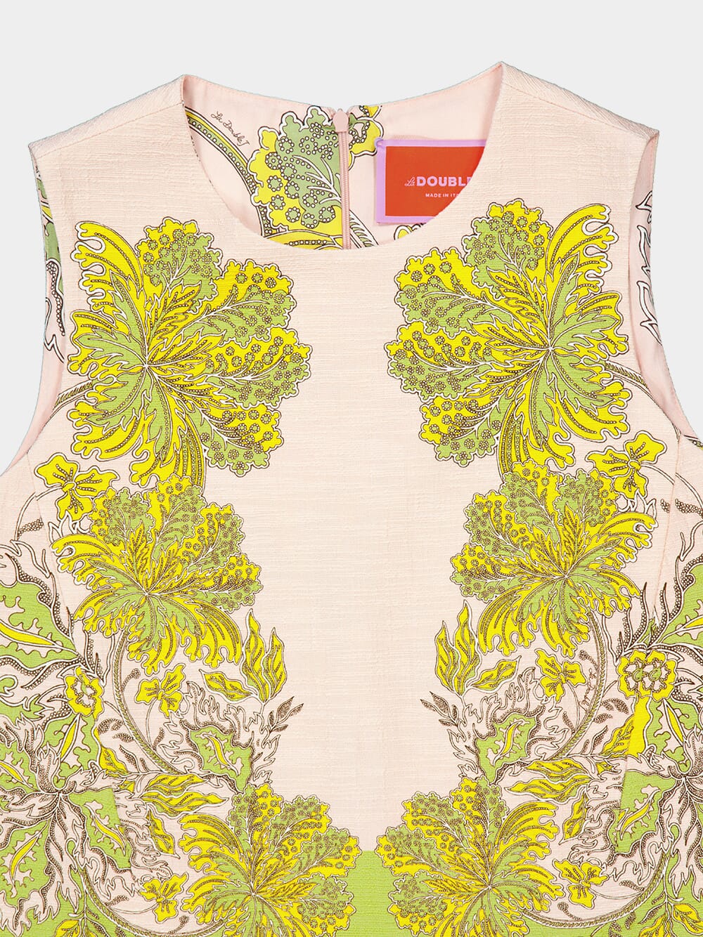 Swathe Pink Feather Trim La Scala Top - Image 5