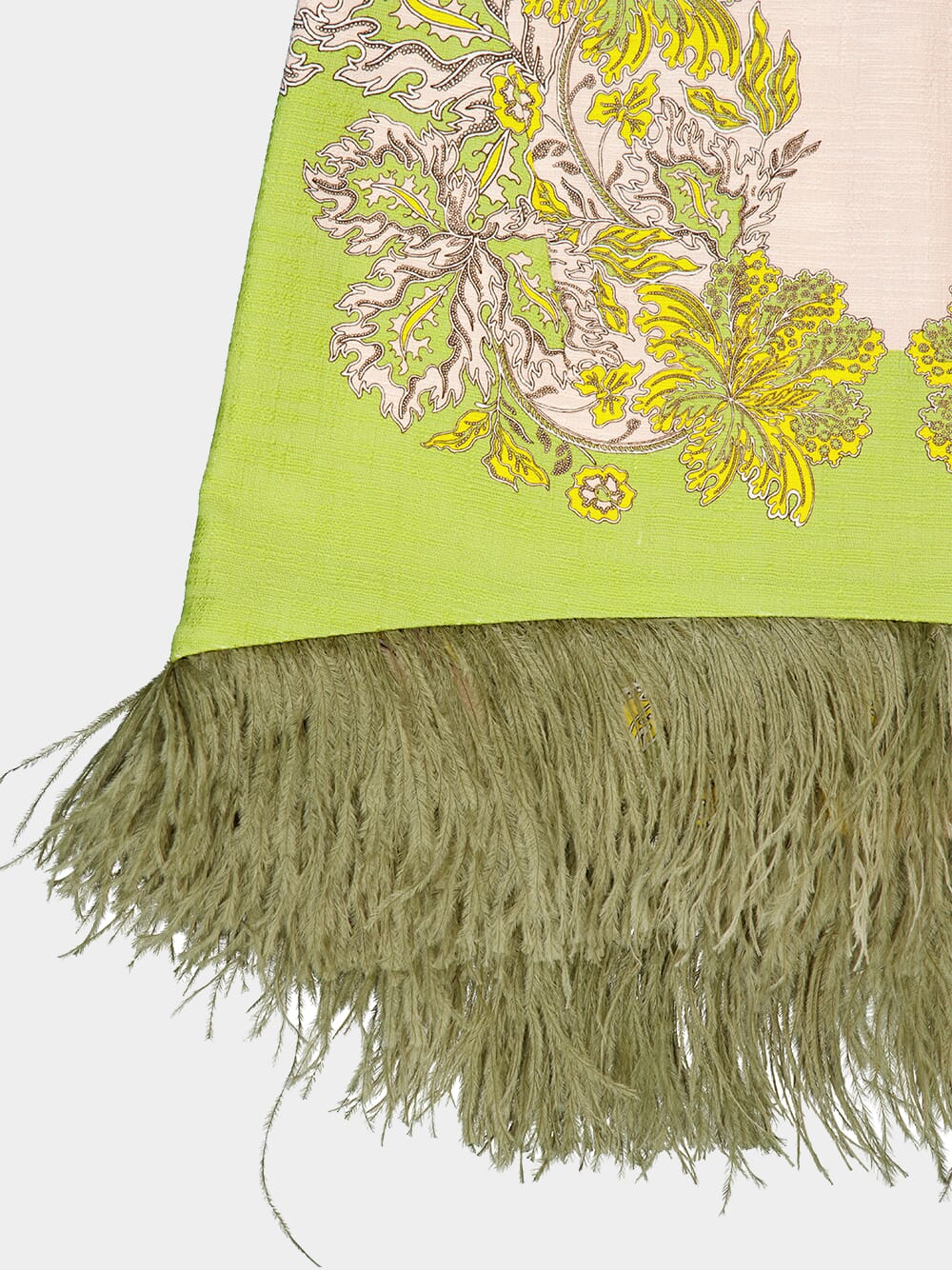 Swathe Pink Feather Trim La Scala Top - Image 6