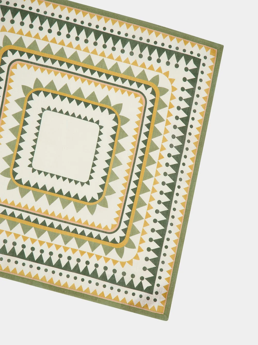 Set of 2 Geometric Italian Linen Napkins - Image 3