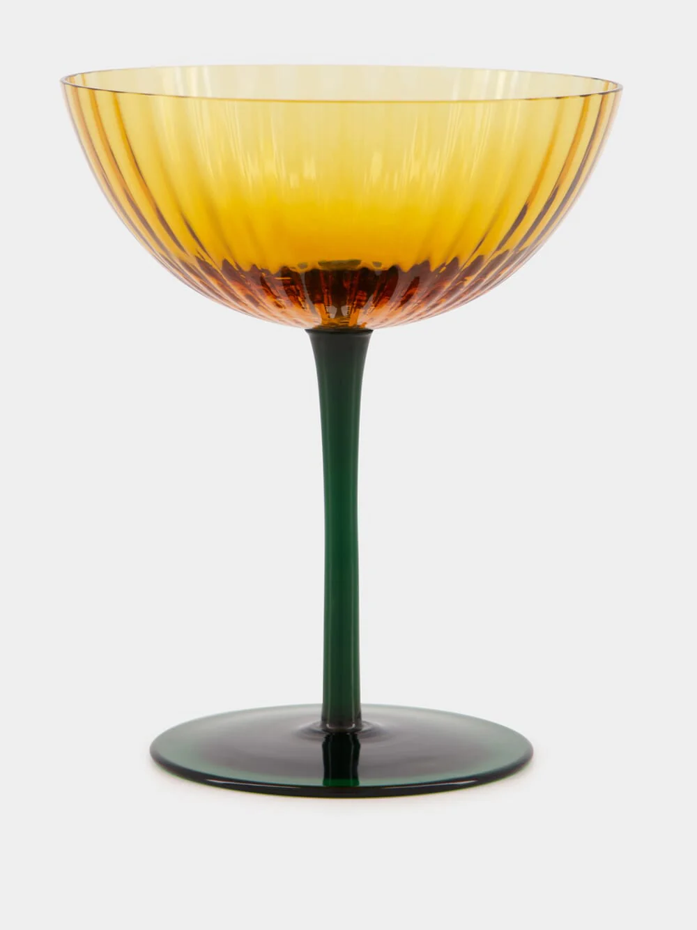 Giallo Glass Champagne Coupe Set of 2 - Image 3