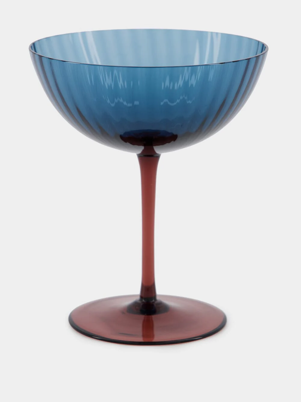 Set of 4 Rainbow Glass Coupes - Image 6