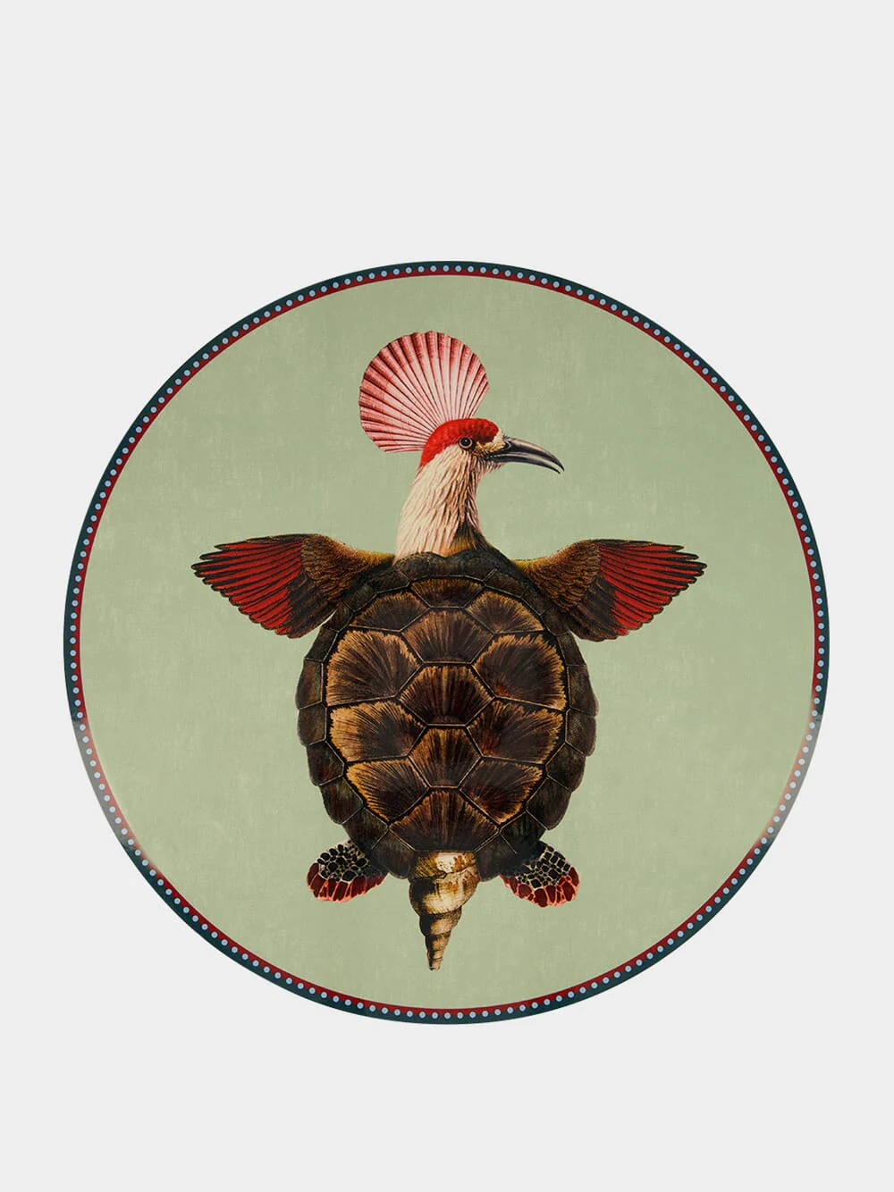 Turtlair Round Wooden Placemat
