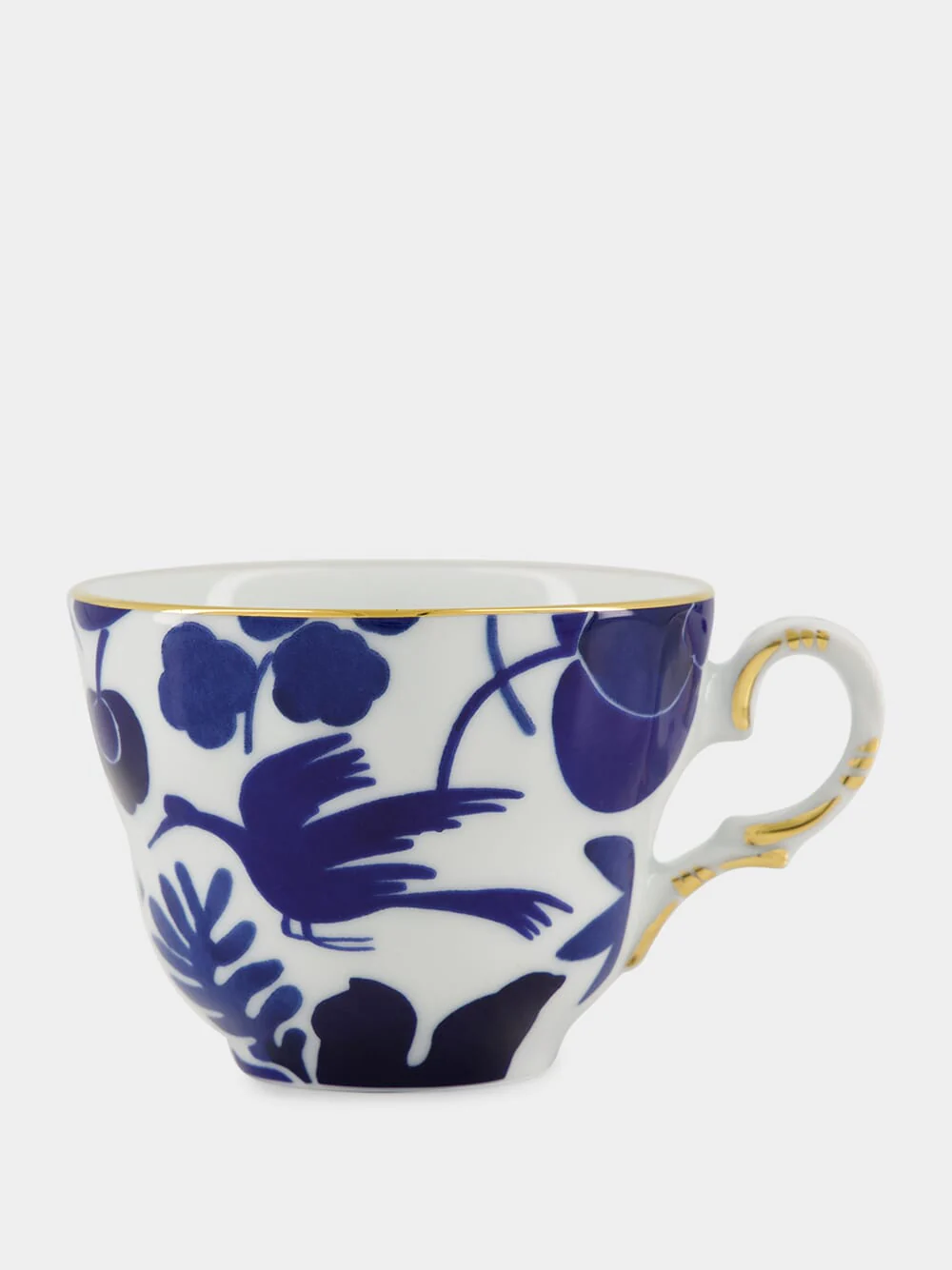 Wildbird Blue Porcelain Tea Cup Set of 2 - Image 3