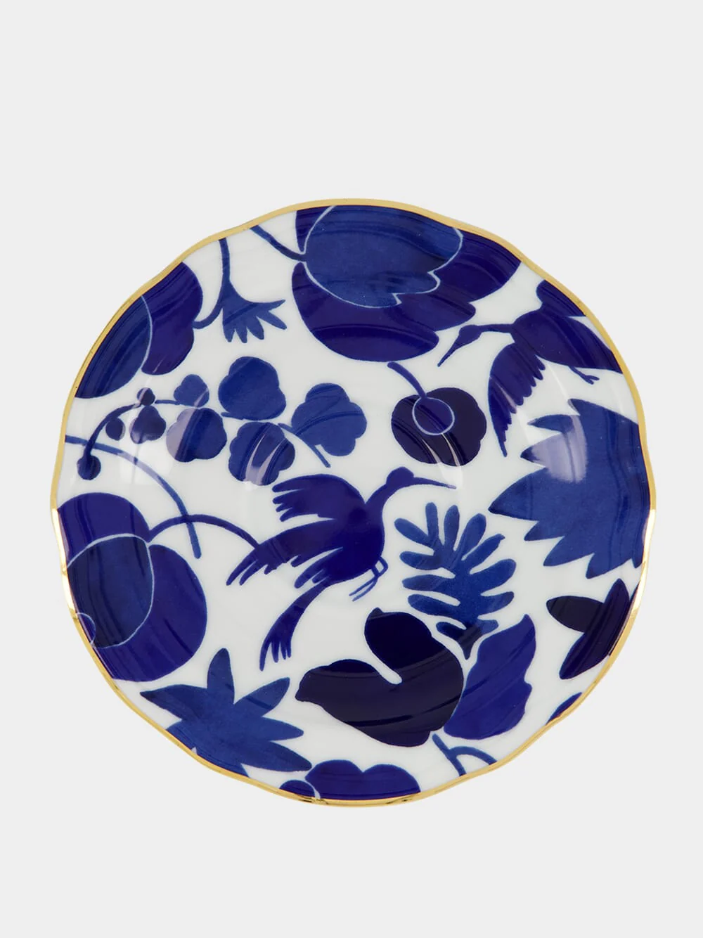 Wildbird Blue Porcelain Tea Cup Set of 2 - Image 4