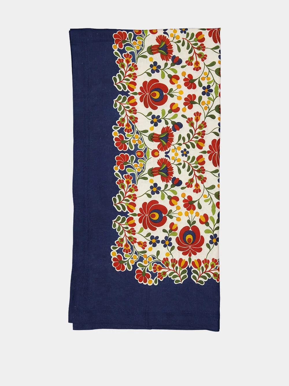 Windflower Placée Bordeaux Linen Large Tablecloth
