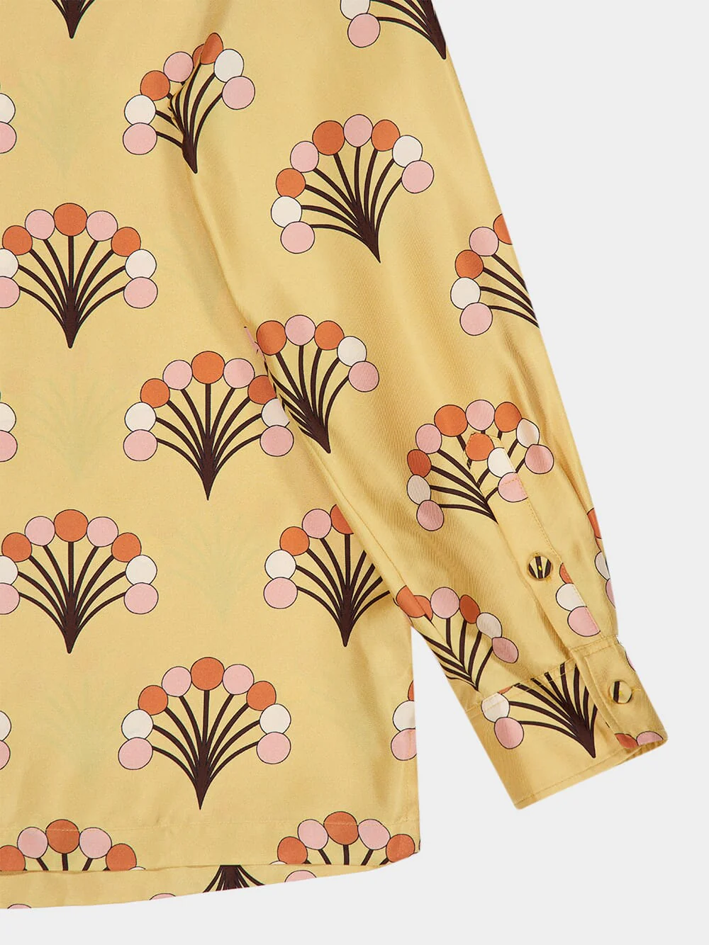 Yellow Printed Cotton Long-Sleeve Boy Shirt - Image 4