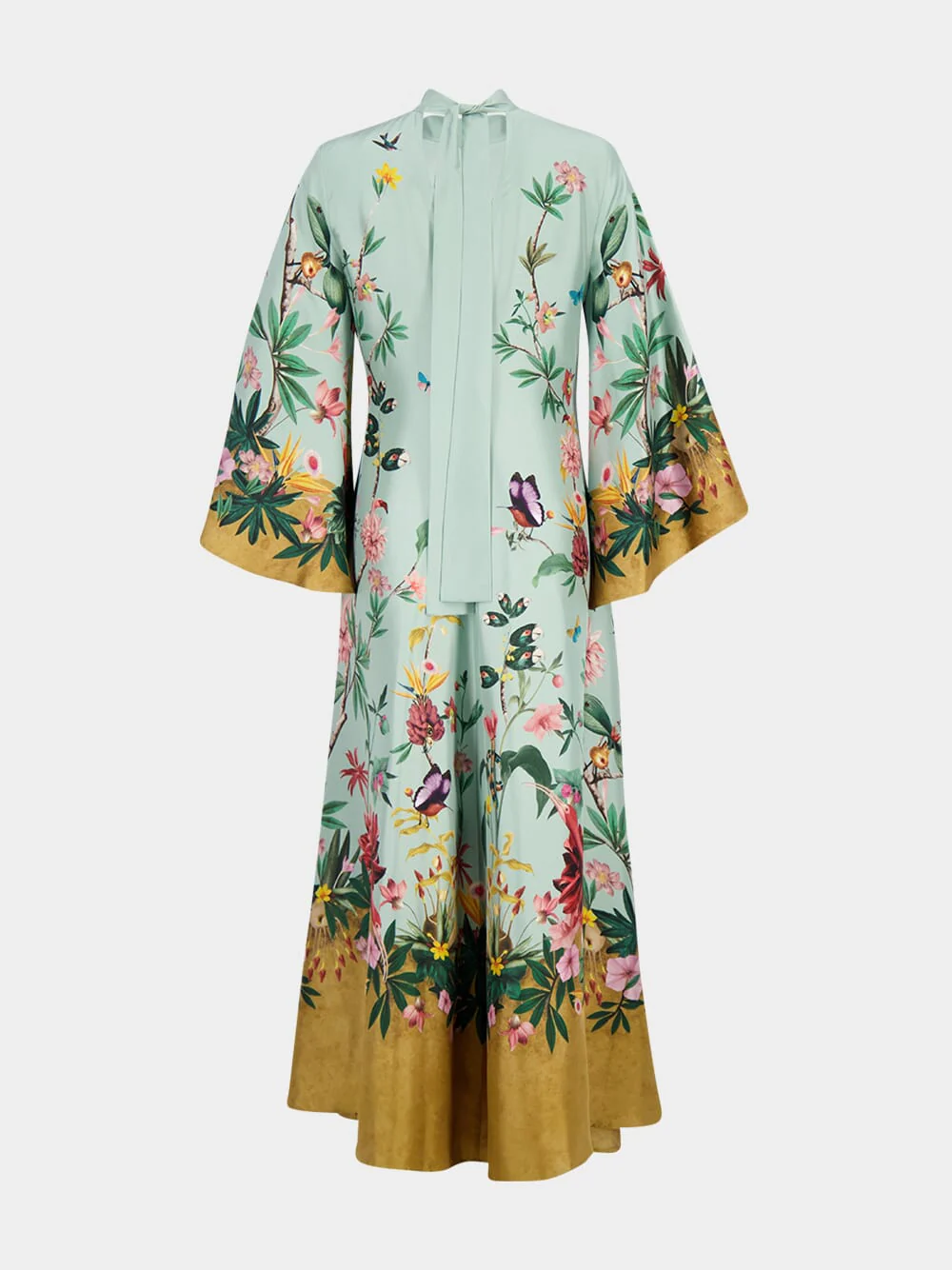 Zooflora Maxi Magnifico Silk Dress - Image 2