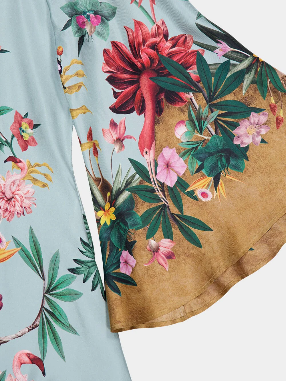 Zooflora Maxi Magnifico Silk Dress - Image 3