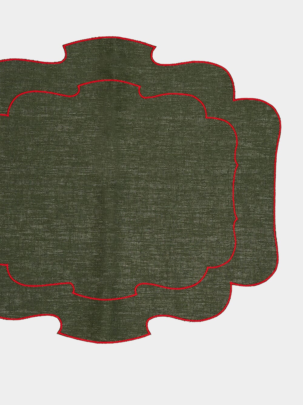 Verde Scallop Placemat - Image 2