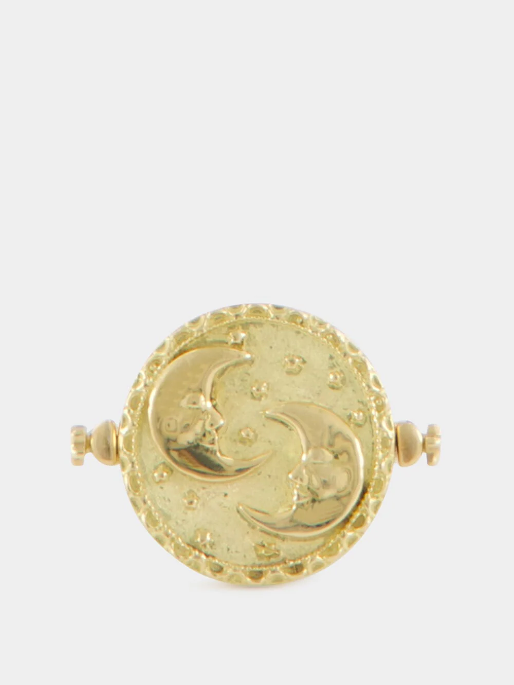 3-in-1 Gemini Zodiac Ring in 18K Yellow Gold