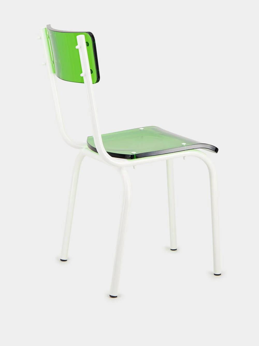 Green Pop Acrylic Glass Chair - Image 4